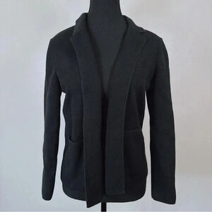 Banana Republic Shawl  Collar Cotton Cropped Open Cardigan
